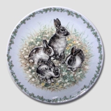 Nature's Children Plate, The Rabbit, Royal Copenhagen