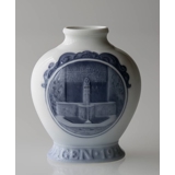 Vase, Rundskuevase 1921 Royal Copenhagen nr. 189