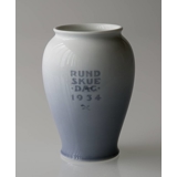 Vase, Rundskuevase 1934 Royal Copenhagen