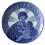 Madonna with the Child 1908, Royal Copenhagen Christmas plate