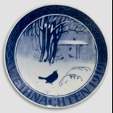1919 Christmas plate with German text
