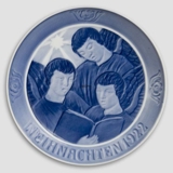 1922 Christmas plate with German text