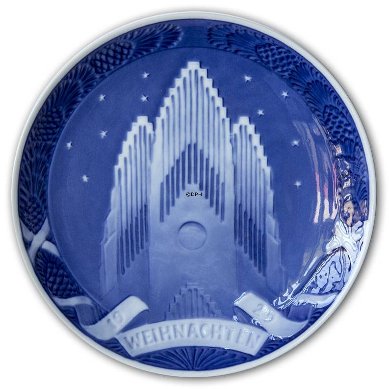 1929 Juleplatte med tysk tekst