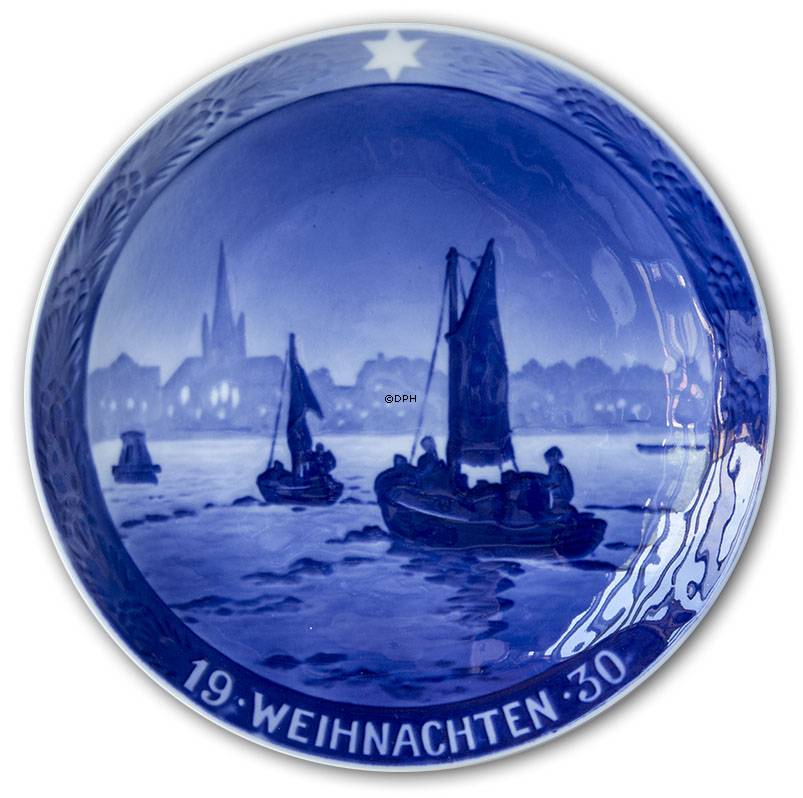 1930 Juleplatte med tysk tekst