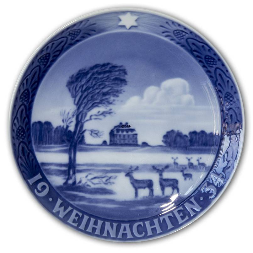 1934 Juleplatte med tysk tekst