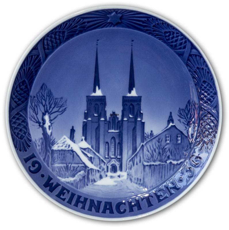 1936 Juleplatte med tysk tekst