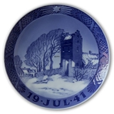 Noerre Herlev church,
 Frederiksborg amt 1941, Royal Copenhagen Christmas plate