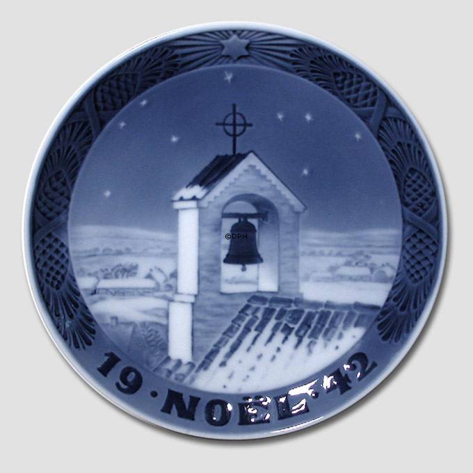 1942 Juleplatte med fransk tekst