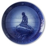 The Little Mermaid 1962, Royal Copenhagen Christmas plate