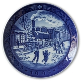 Christmas Guests 1993, Royal Copenhagen Christmas plate