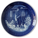 Christmas Shopping 1994, Royal Copenhagen Christmas plate