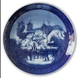 Roskilde Cathedral 1997, Royal Copenhagen Christmas plate