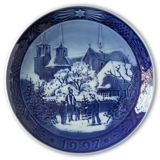 Roskilde Cathedral 1997, Royal Copenhagen Christmas plate