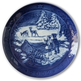 The Forest in Winter 2002, Royal Copenhagen Christmas plate