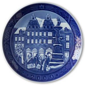 Jul på Amagertorv 2009, Royal Copenhagen Juleplatte | År 2009 | Nr. RX2009 | Alt. 1901109 | DPH Trading