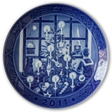 Waiting for Santa Claus 2011, Royal Copenhagen Christmas plate