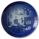 Christmas Days 2015, Royal Copenhagen Christmas plate