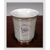 Vase med Esso 14. Marts, krakkeleret, Royal Copenhagen