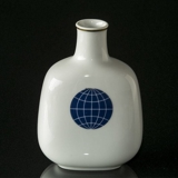 Vase med blå Globe, Royal Copenhagen nr. 4646