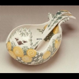 Wiinblad salatskål - fugl, hånddekoreret, blå/hvid eller multi colour