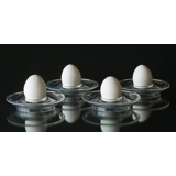 Revolit Eierbecher Durchsichtiger Kunststoff - 4er Set
