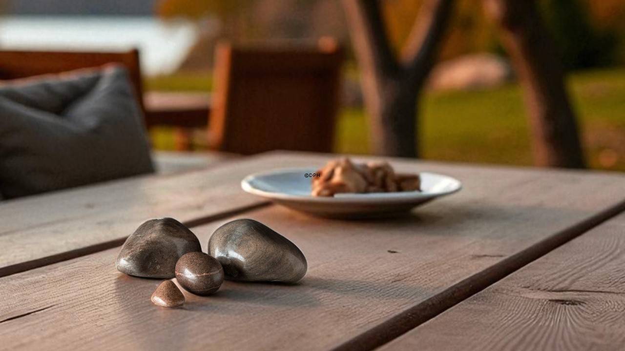 Sten, 1 stk. - Dekorativ poleret og vasket natursten 8-17cm