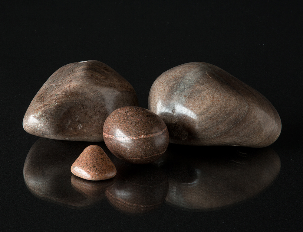 Sten, 1 stk. - Dekorativ poleret og vasket natursten 8-17cm