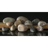 Polierter ungewaschener und unbehandelter Stein, 1 Stk. - Dekorativer Naturstein 8-17cm, sortiert