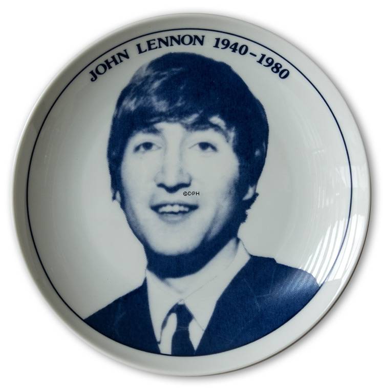 Mindeplatte af John Lennon 1940-1980