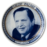 Riges Commemorative Plate Olof Palme 1927-1986