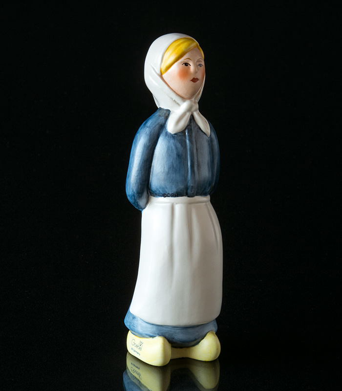 Goebel Hummel figur af pige med træsko af Lars Pagfeldt