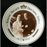 Svenske kongepar Oscar II og Sophia 1872-1907