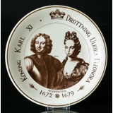 Svenske kongepar Karl XI og Ulrika Eleonora 1672-1679