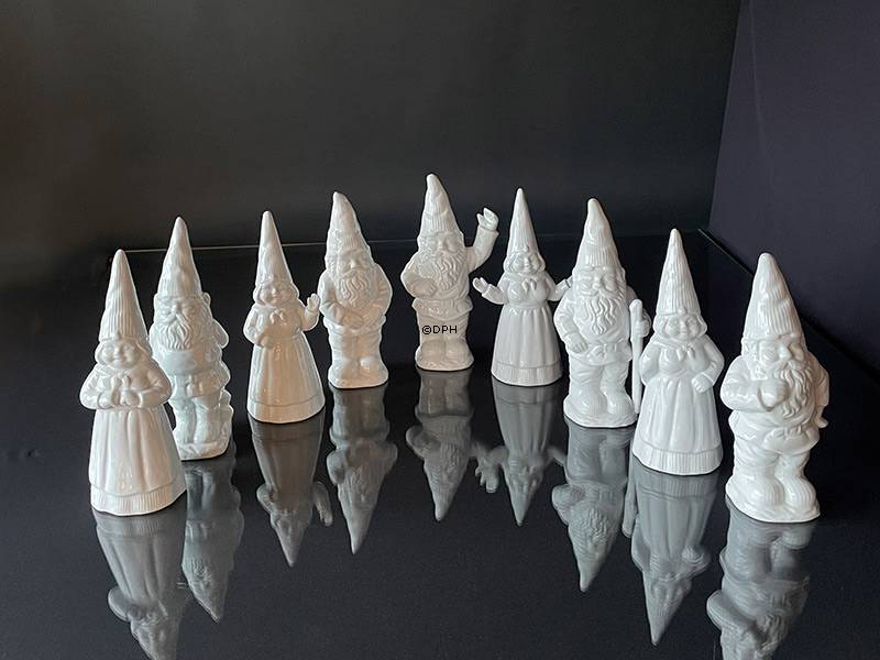 Hvid Julemand / julefigur (velegnet til porcelænsmaling)