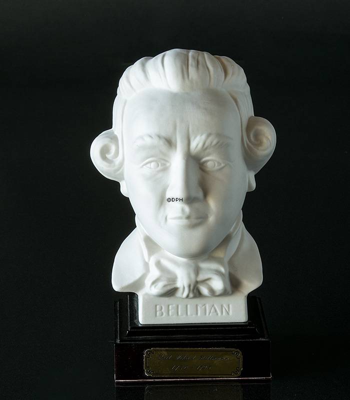 Goebel Bavaria buste af Carl Mikael Bellmann