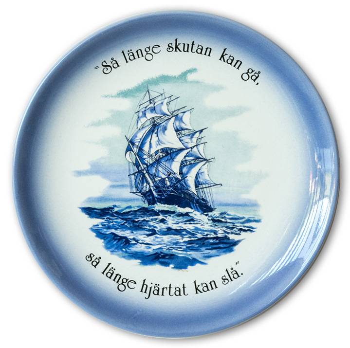 Sangplatte Så länge skutan kan gå, så länge hjärtat kan slå