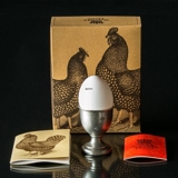 1980 Scandia Tin æggebæger, Silver Dorking høns