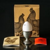 1981 Scandia Tin æggebæger, Langshan høns