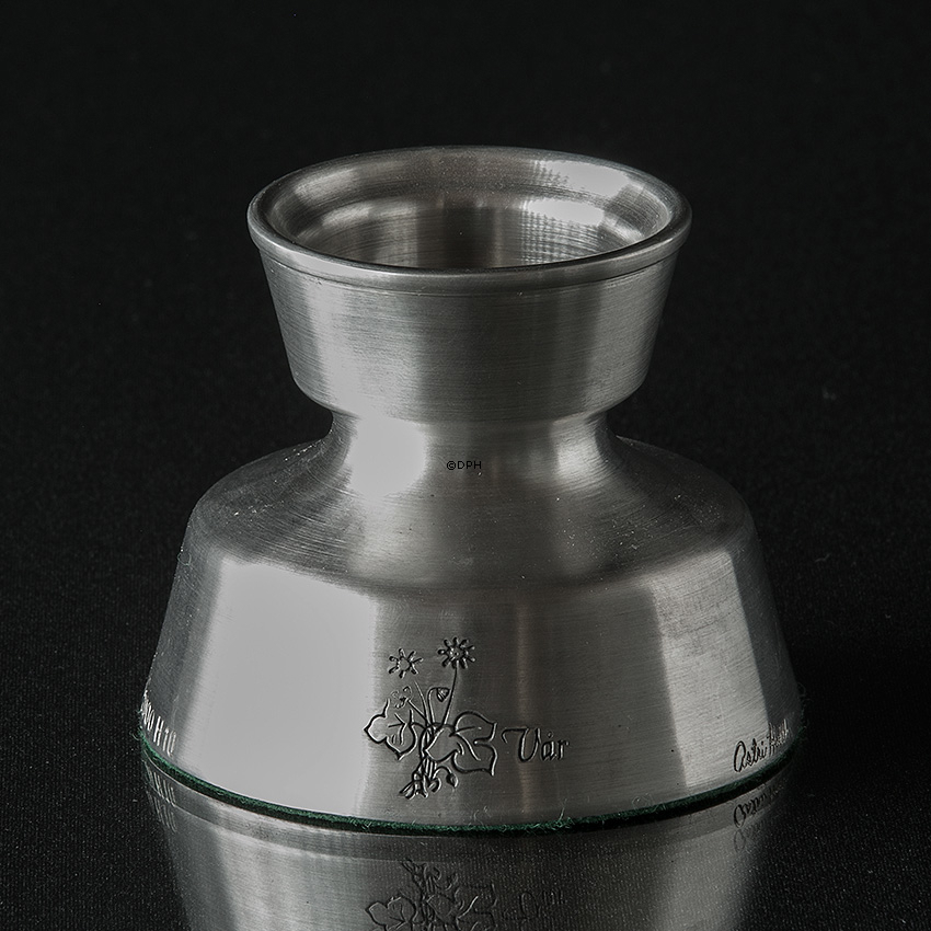 1982 Scandia Tin lysestage, forårsblomst