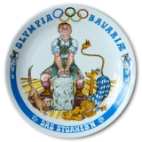 Seltmann Olympia Bavariae plate 1972 Das Stoaheb'n