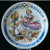 Seltmann Olympia Bavariae plate 1972 Das Schuhplatt'ln