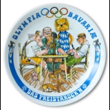 Seltmann Olympia Bavariae platte 1972 Das Preistarock'n