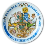 Seltmann Olympia Bavariae plate 1972 Das Preistarock'n