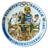 Seltmann Olympia Bavariae Teller 1972 groß Das Preistarock'n