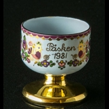 1981 Steinböck Easter egg cup, purple