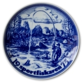 1975 Stockbild Sports Fisherman plate