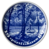 1980 Stockbild Sports Fisherman plate