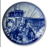 1981 Stockbild Sports Fisherman plate