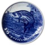 1986 Stockbild Sports Fisherman plate