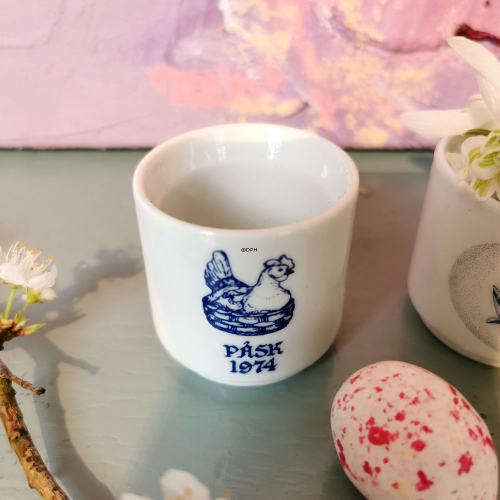 1974 Stockbild Påske æggebæger, høne